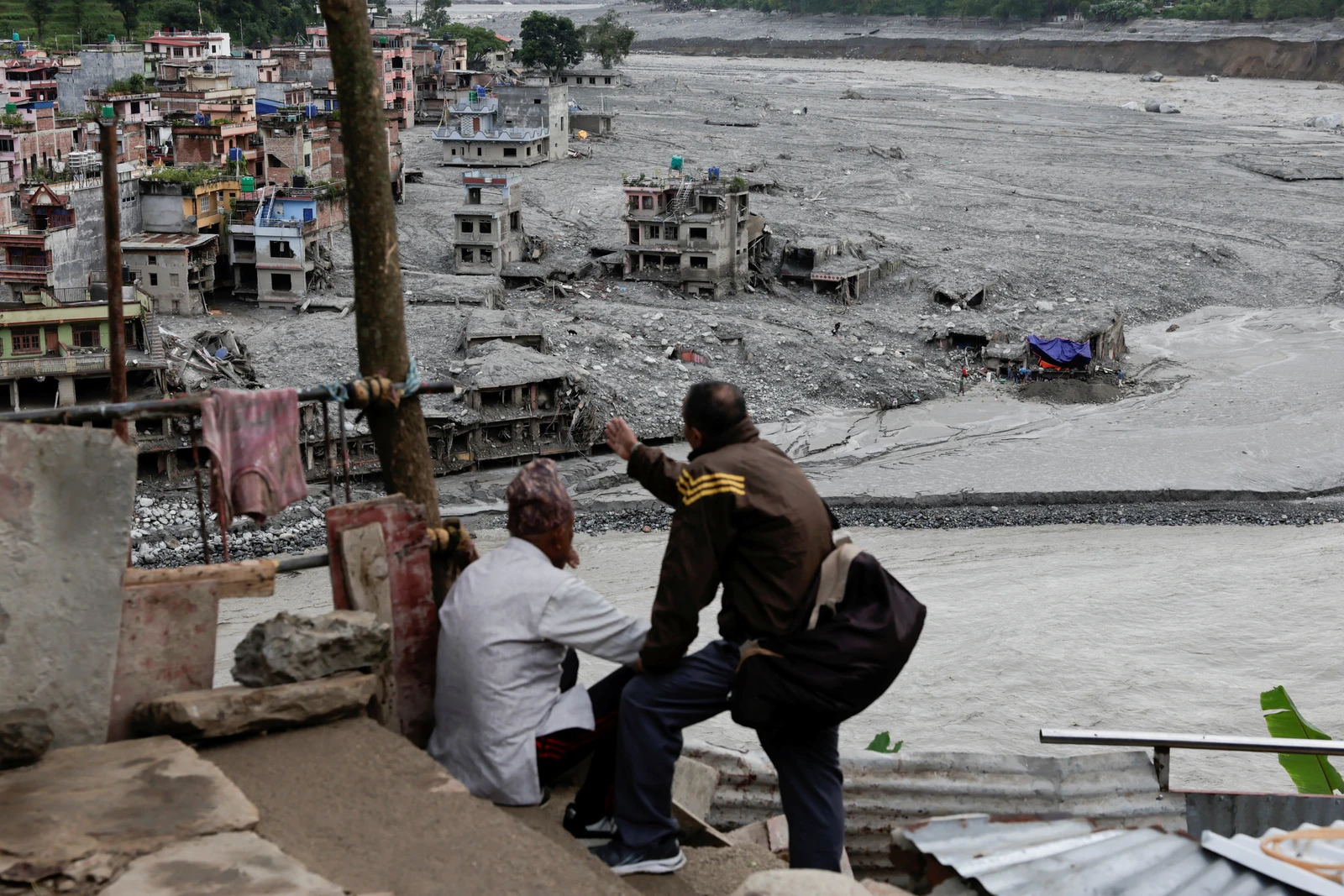 Rescuers in Nepal pull a woman alive 10 days after floods hit Nuwakot town