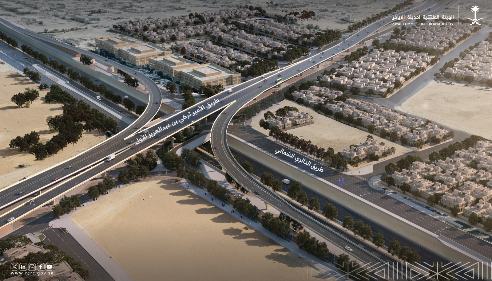 إنشاء 3 جسور ضمن مشروع تطوير تقاطع طريق الأمير تركي بن عبدالعزيز