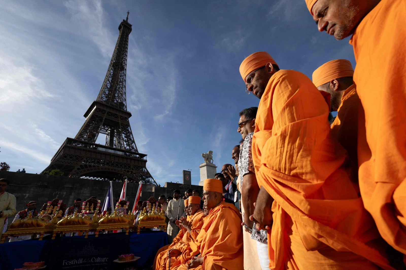 Eiffel Tower closed in row over women removed for Hindu group