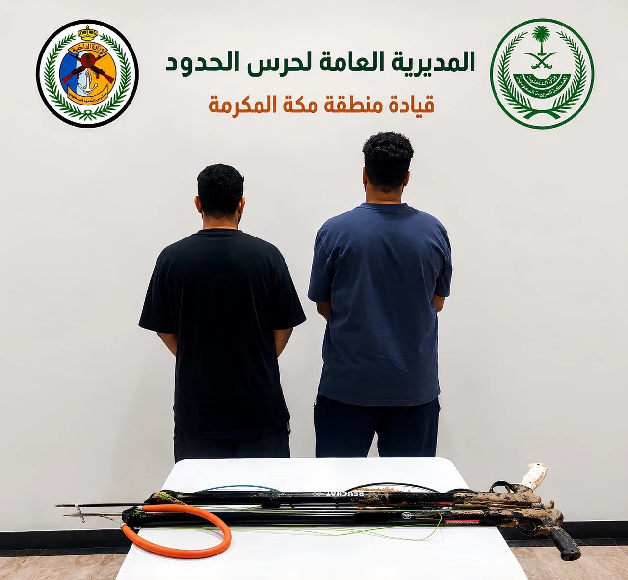 حرس الحدود يضبط مخالفين للصيد دون تصريح بجدة