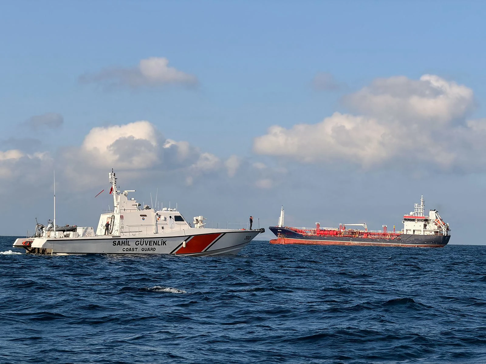 Turkish rescue teams search for 10 missing after cargo ship sinks off Istanbul