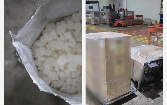 Malaysia confiscates 505 kg of ketamine after receiving a tip-off from Saudi Arabia. Malaysia confiscates 505 kg of ketamine after receiving a tip-off from Saudi Arabia.