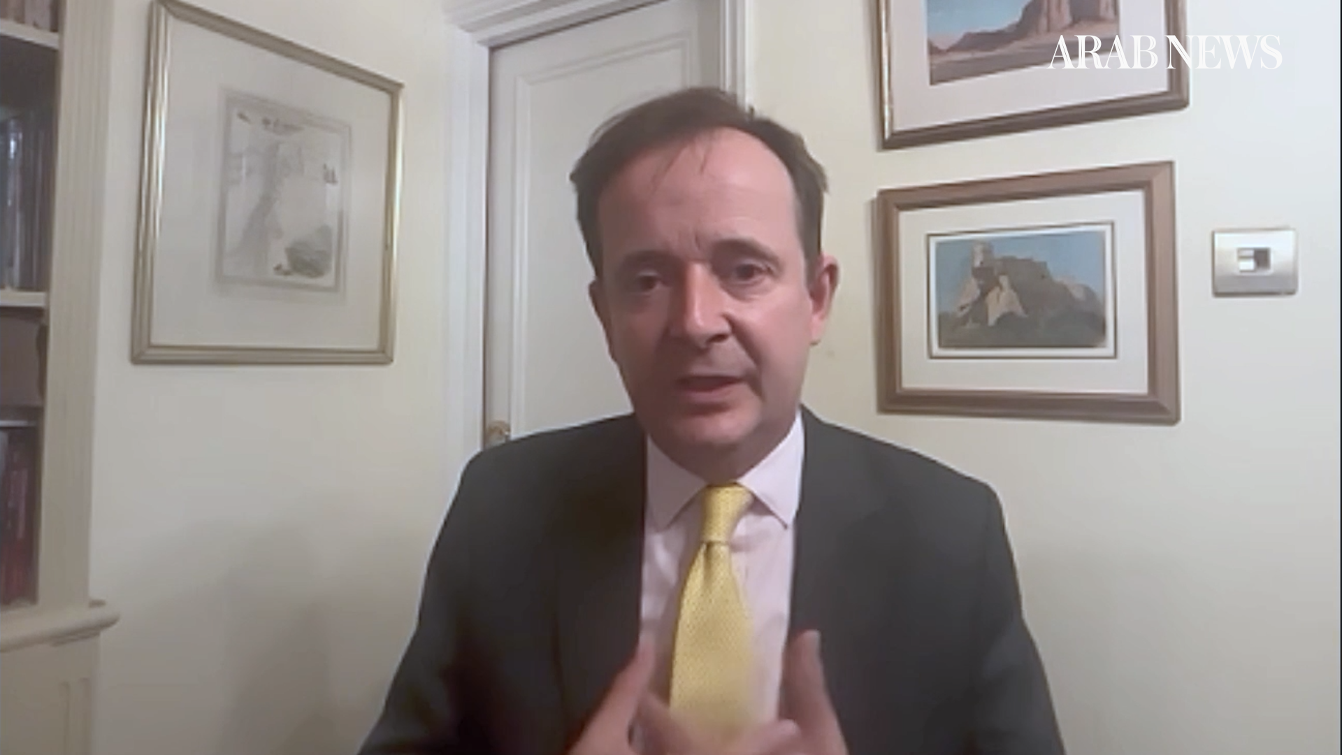 Doyle sees a contradiction in the UK’s leading role in supporting Ukraine and its more cautious approach to Israel and Palestine. (AN photo)