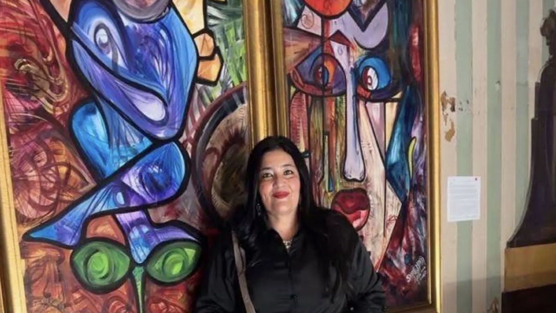 Saudi artist Shalimar Sharbatly presents her latest creations at the Venice Biennale. Saudi artist Shalimar Sharbatly presents her latest creations at the Venice Biennale.