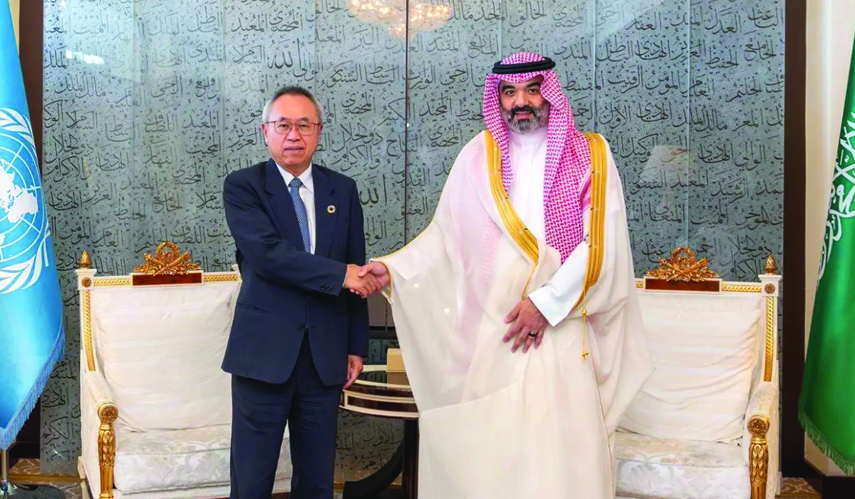 Saudi communication minister meets UN official
