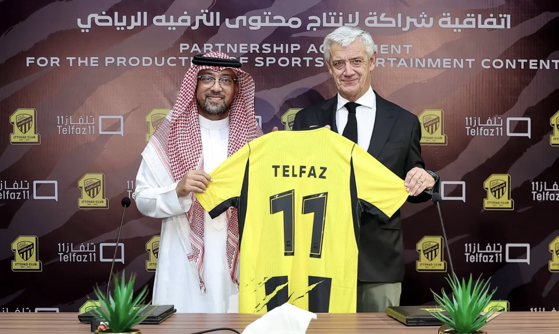 Al-Ittihad enters film and television industry through partnership with Telfaz 11