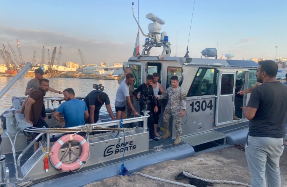 Lebanese army says rescued 22 migrants after boat sinks