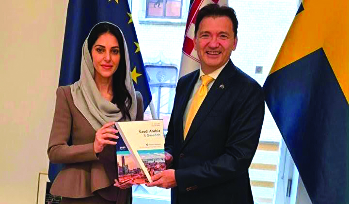 Saudi ambassador meets Croatian envoy to Sweden