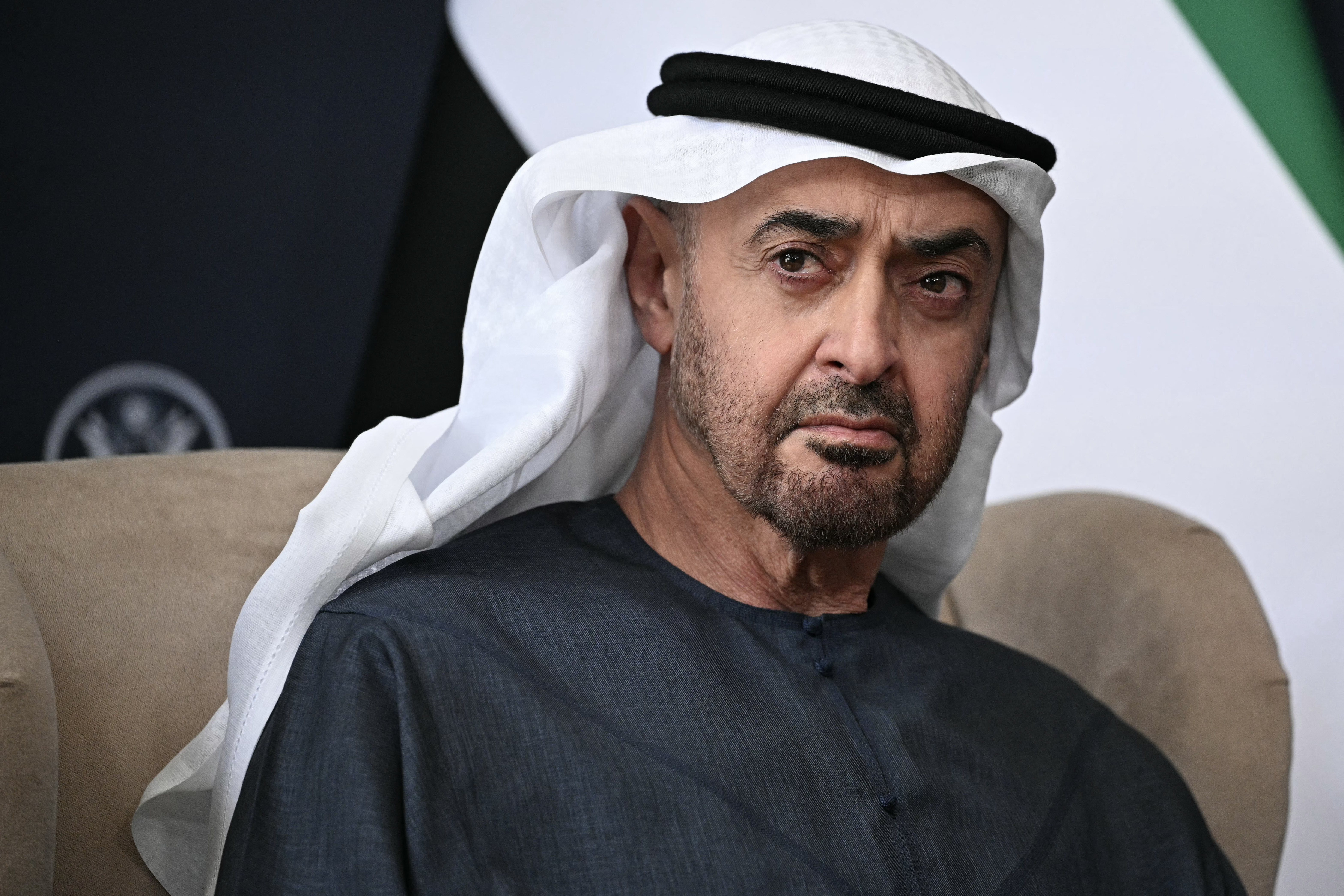 A new book claims Netanyahu received a personal warning about Oct. 7 from the president of the UAE, Sheikh Mohamed bin Zayed, but allegedly failed to alert Israel’s security chiefs. (AFP)