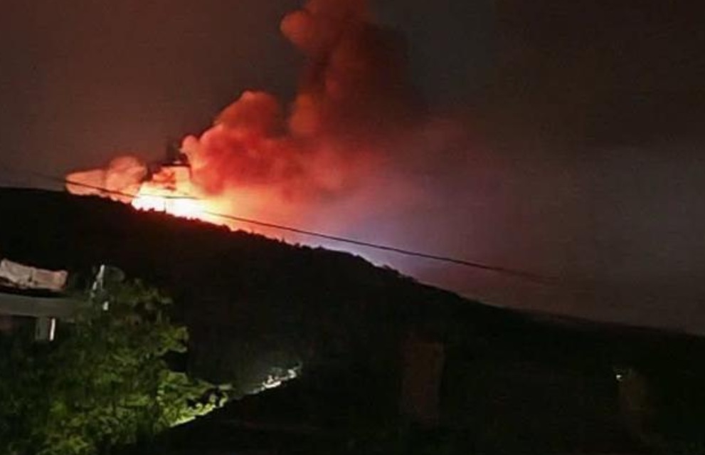 Explosions, fire at Bulgarian ammunition storage site