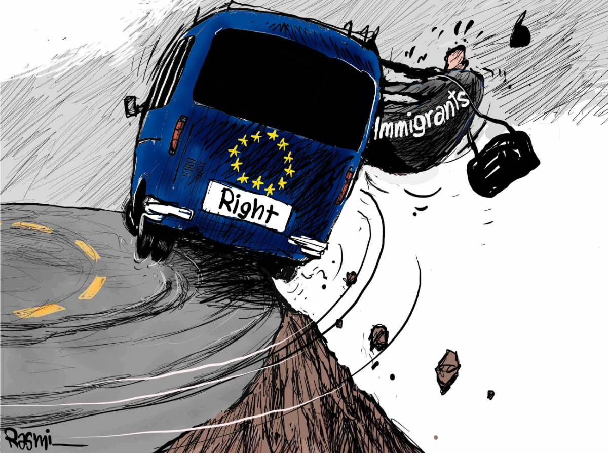 Cartoon by Amjad Rasmi. (Courtesy of Asharq Al-Awsat)