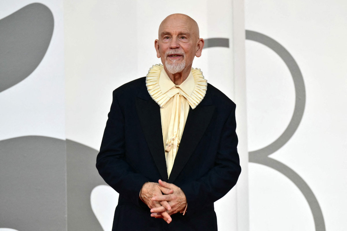 US actor John Malkovich attends the red carpet event for the screening of "Wild Horse Nine" at the 83rd International Venice Film Festival, at Venice Lido on September 3, 2026. (Photo by Stefano Rellandini / AFP)