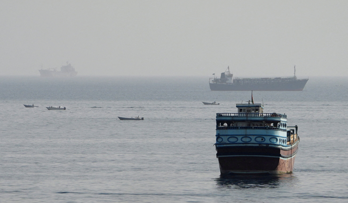 Vessel struck by projectile while transiting Hormuz strait, UKMTO says