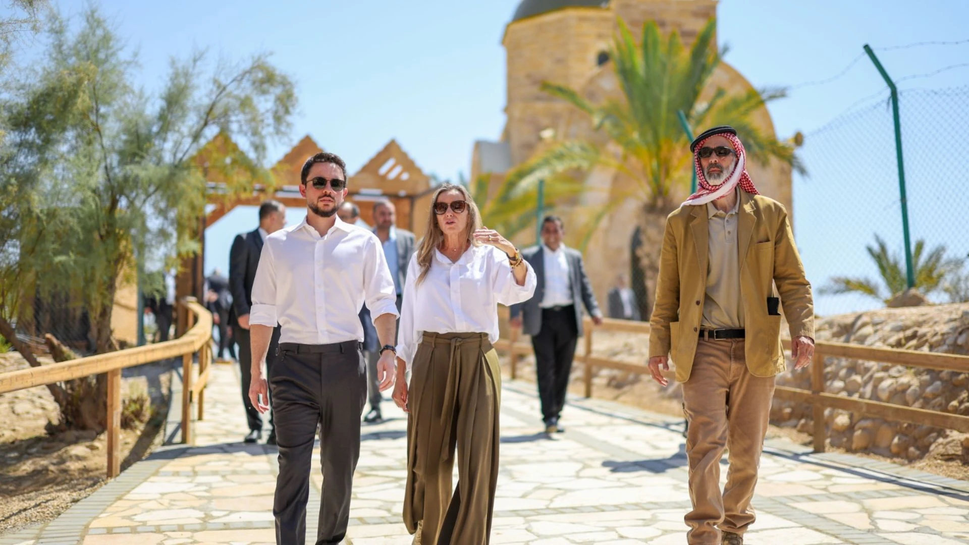 Jordan’s crown prince reviews preparations for 2,000th anniversary of Jesus’ baptism