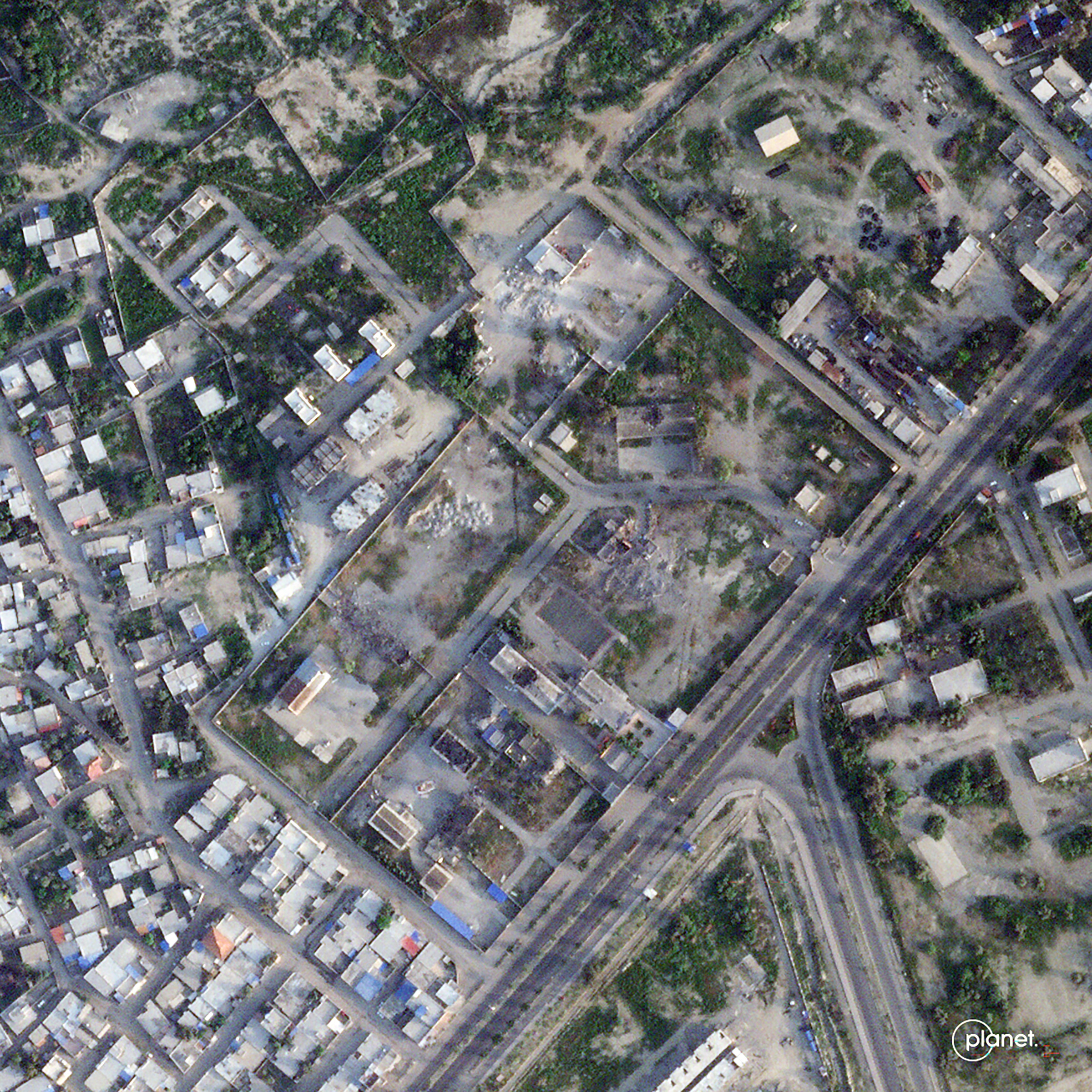 This handout satellite image by Planet Labs PBC shows the Shajareh Tayyebeh primary school in Minab in Iran’s Hormozgan province on March 4, 2026 after it was hit in the US-Israeli strikes. AFP/File