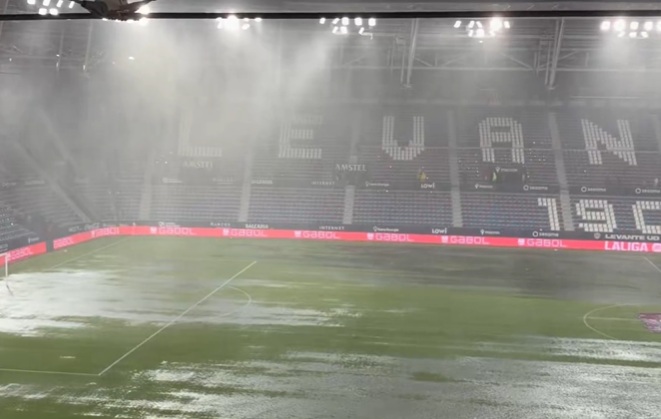 Levante-Athletic Bilbao match postponed after heavy rain in Valencia