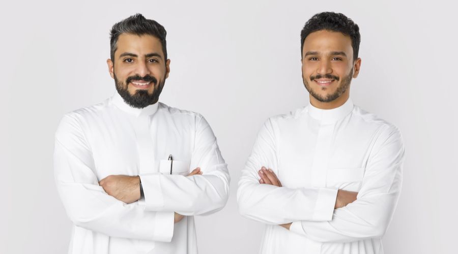 Ibrahim Balilah and Mohammed Al-Fraihi, co-founders of Rize. Supplied