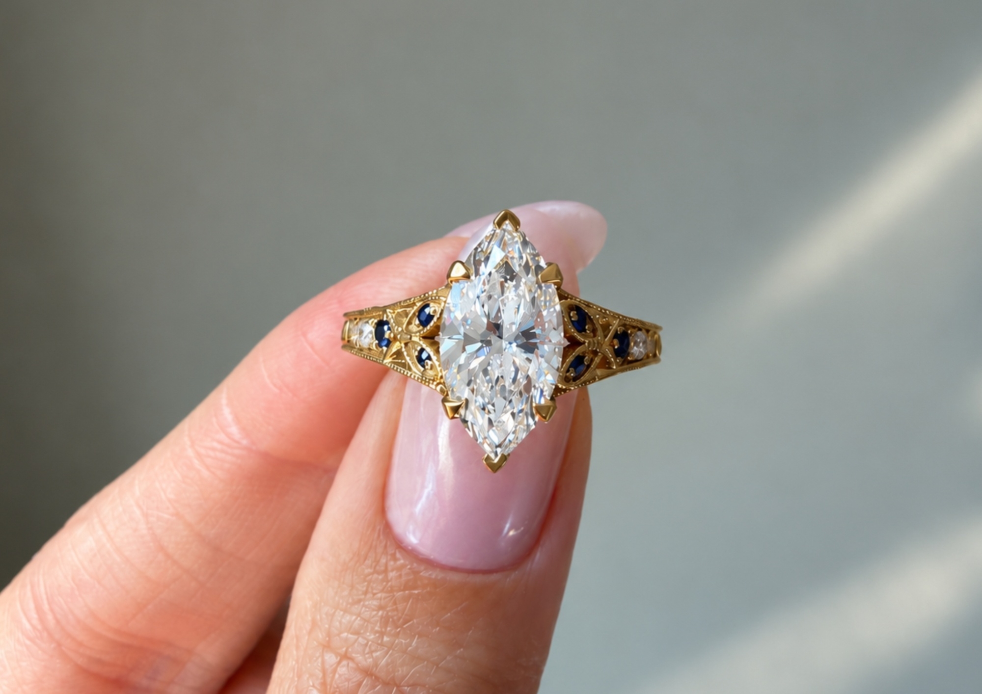 Gemstone accents   