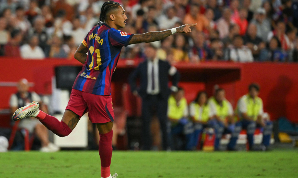 Raphinha treble fires perfect Barca to win at Sevilla