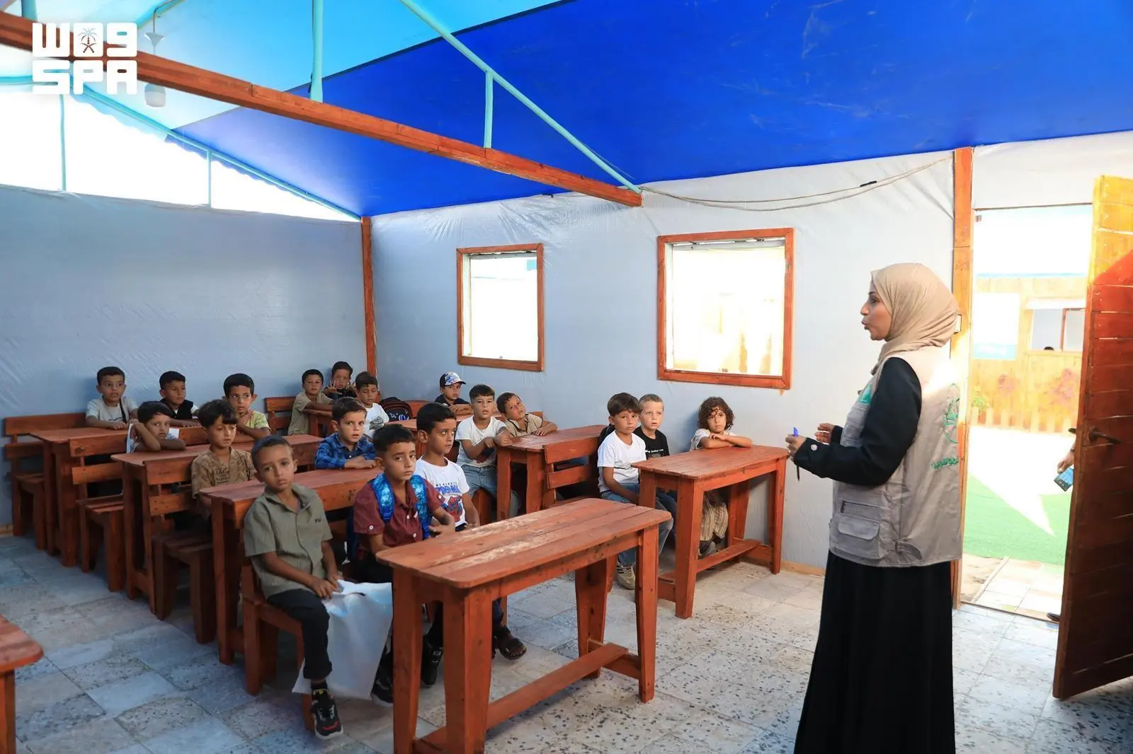 Saudi-backed Makkah School welcomes students in Gaza