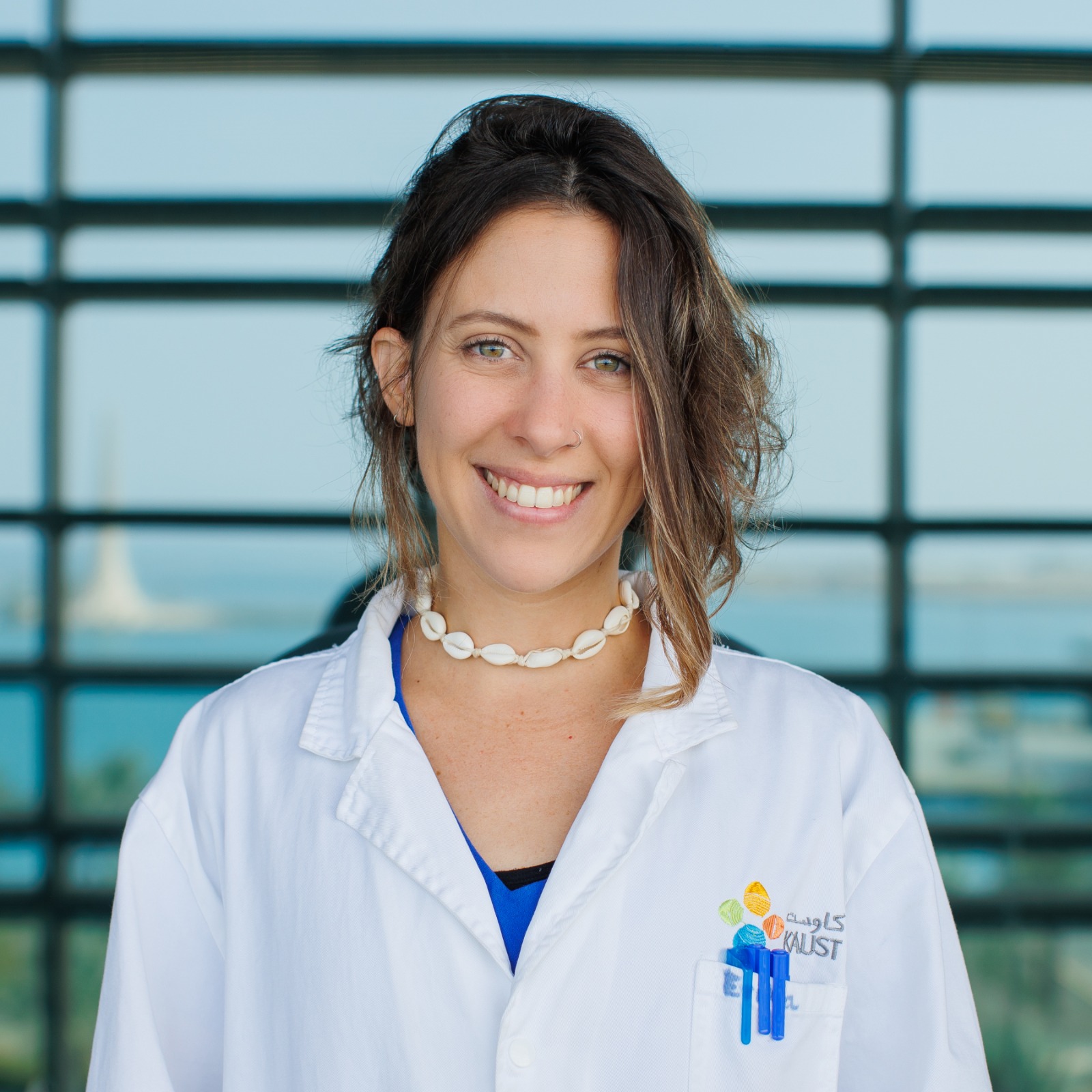 Erika Pecanha Santoro, coral health and stress management specialist at the KAUST Coral Restoration Initiative, led the field experiment. (Supplied)