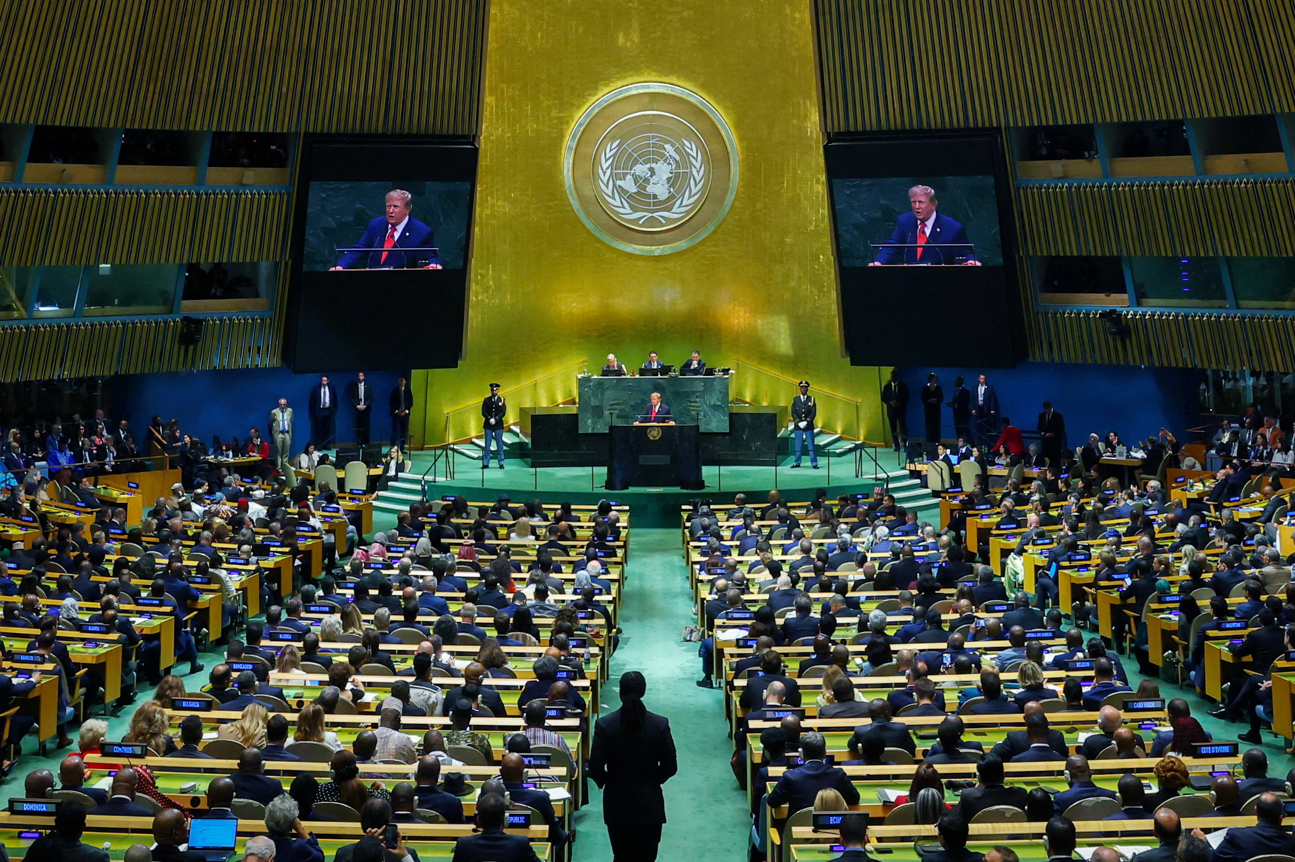 US President Donald Trump addresses the 81st United Nations General Assembly at UN headquarters in New York City, US, September 22, 2026.  (Reuters / file photo)
