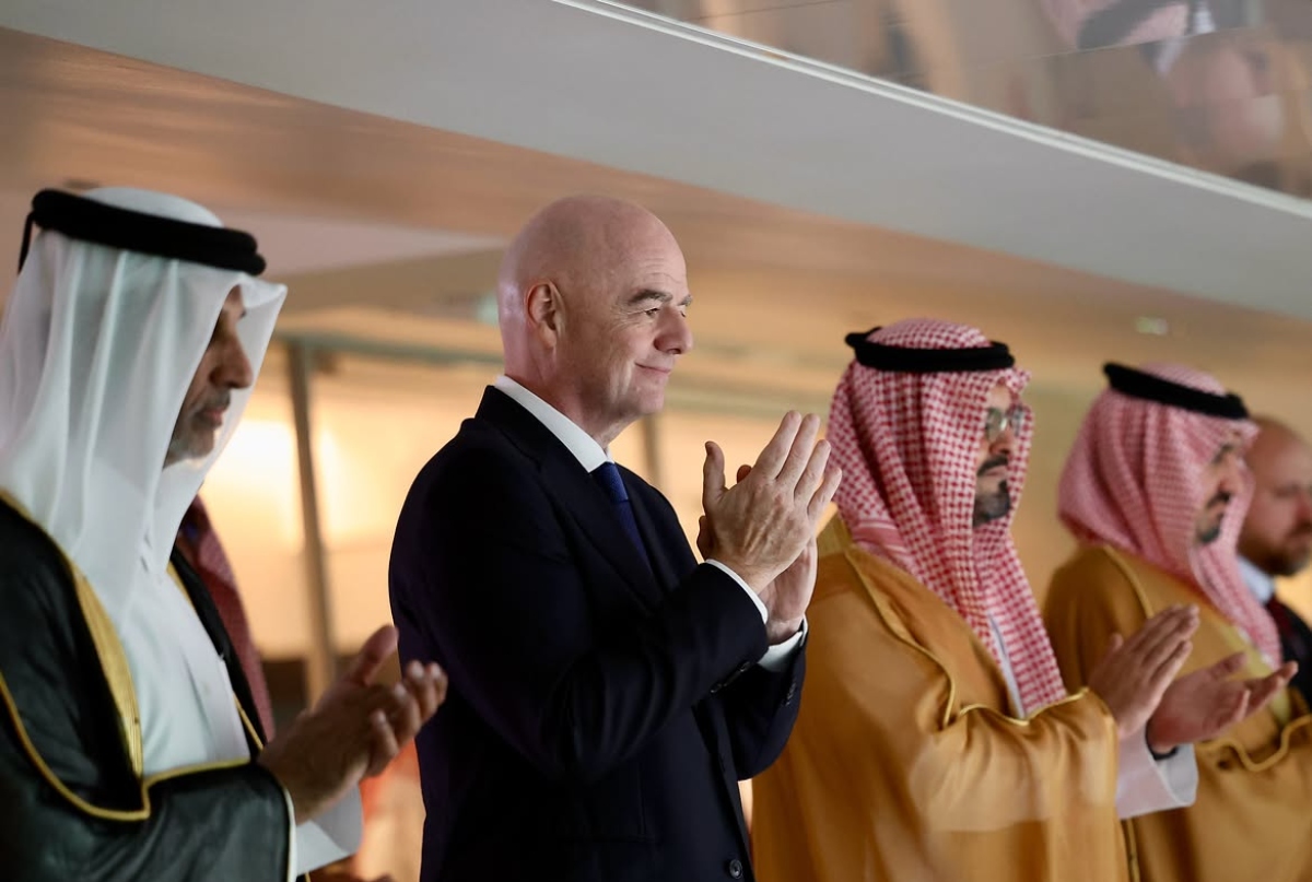 Infantino calls for 'culture of dialogue and respect' during Saudi visit