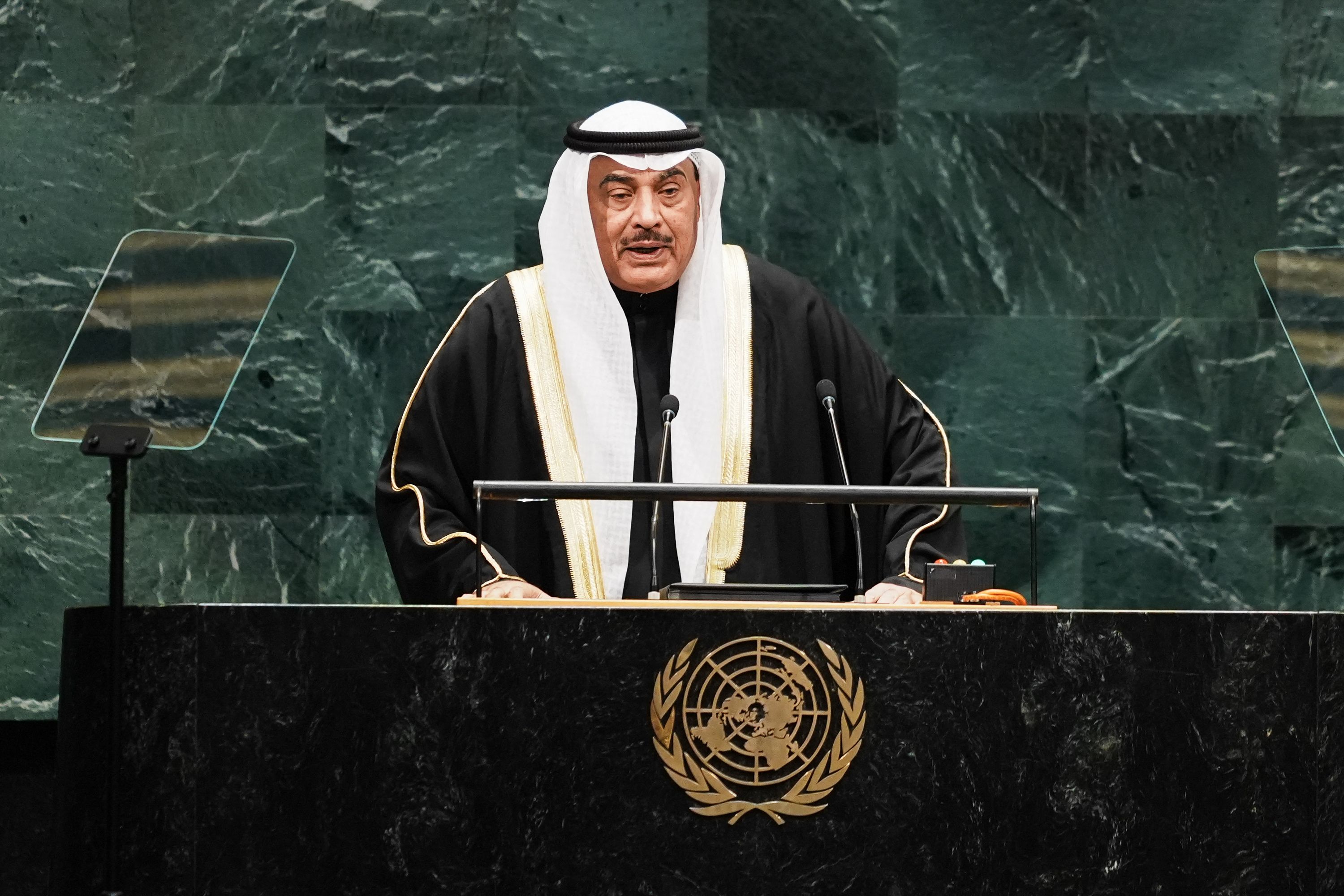 Iran using Hormuz ‘as a bargaining chip,’ Kuwaiti crown prince tells UN