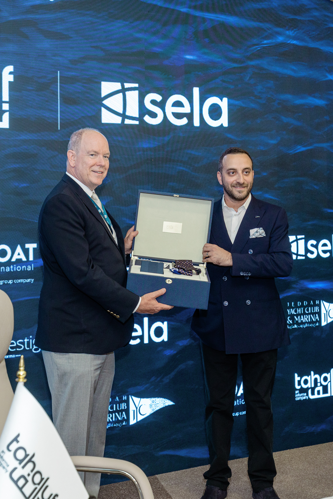 A cooperation agreement signed by Public Investment Fund-owned events company Sela and exhibition organizer Tahaluf during the Monaco Yacht Show.