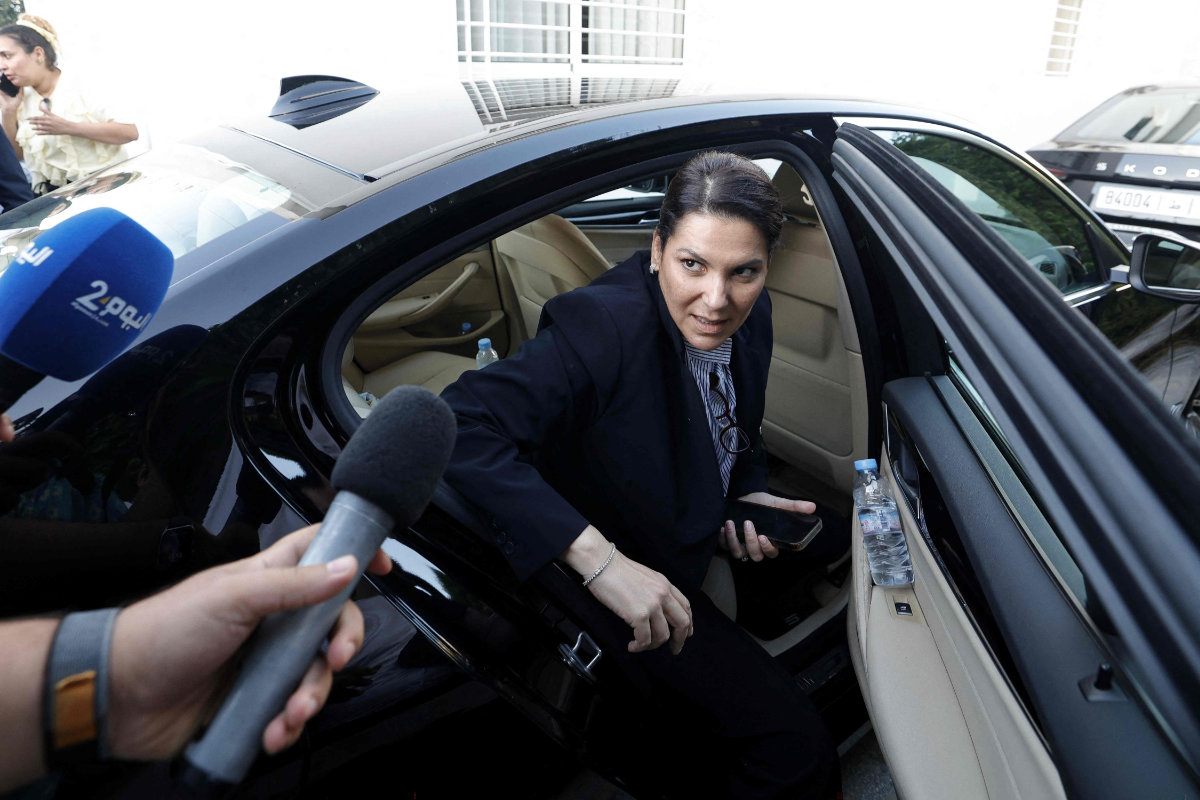 Fatima Ezzahra El Mansouri, Morocco's newly appointed head of government, arrives for a meeting in Rabat on September 29, (AFP)