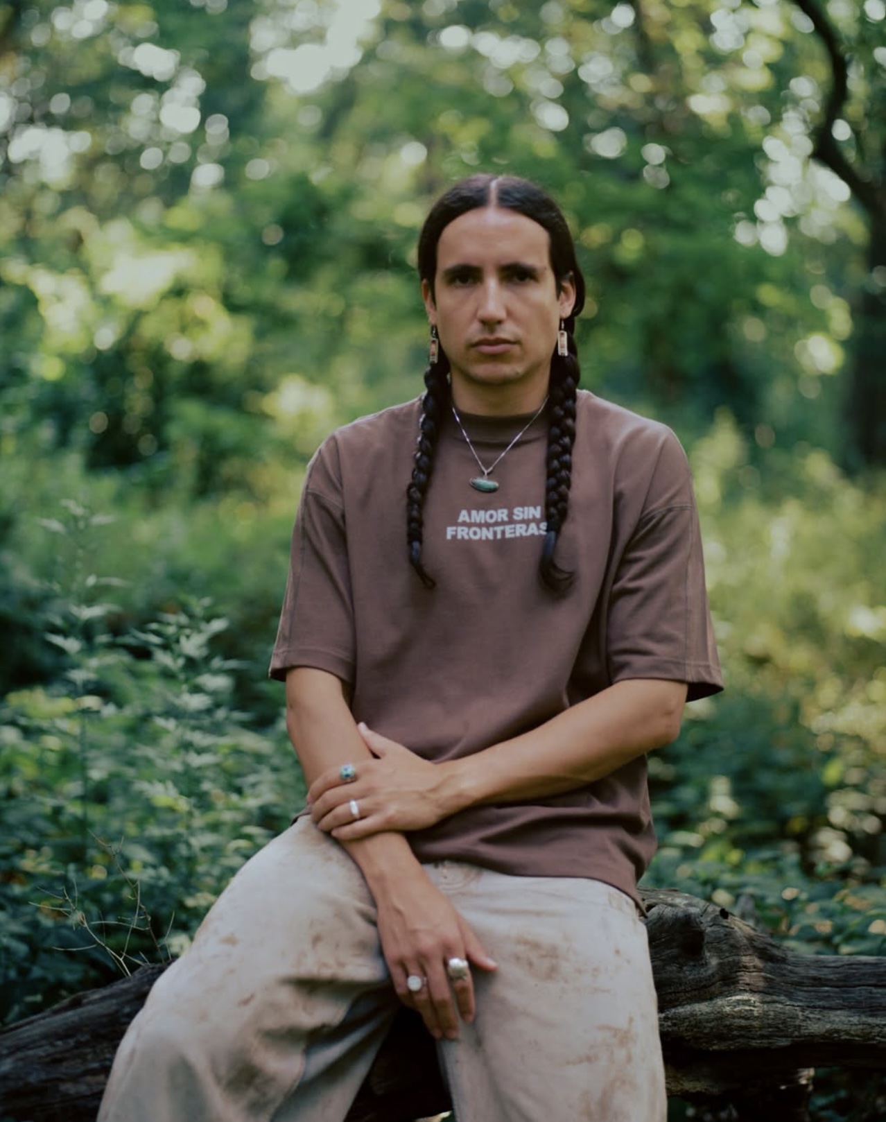 Xiuhtezcatl — a 25-year-old indigenous artist and activist from Xochimilco, Mexico — features on “Azucar.” (Supplied)