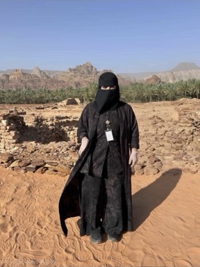 Al-Balawi joined the Royal Commission for AlUla in 2023 and is one of a team of rangers safeguarding AlUla’s cultural landmarks, from the rock-cut tombs of Hegra to the ancient settlement of Dadan and the open-air inscriptions of Jabal Ikmah. (Supplied)