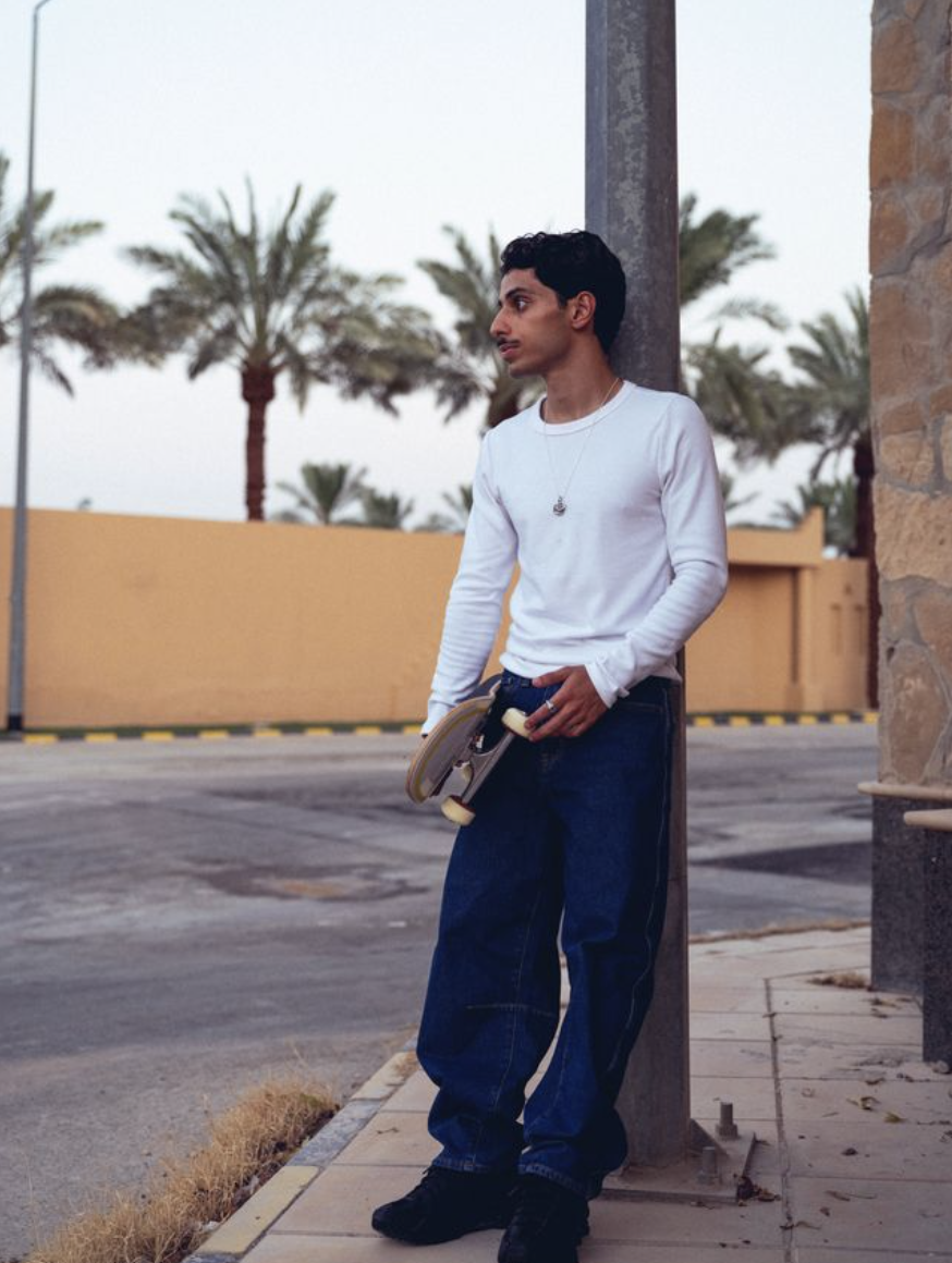 Rakan Ghaith is a skateboarder and Sandlifers co-founder. (Supplied)