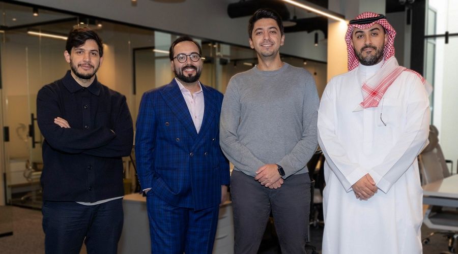Salem Abu-Hammour, Faris Yaghmour, Abdulmalik Al-Meheini and Youssef Said, co-founders of erad