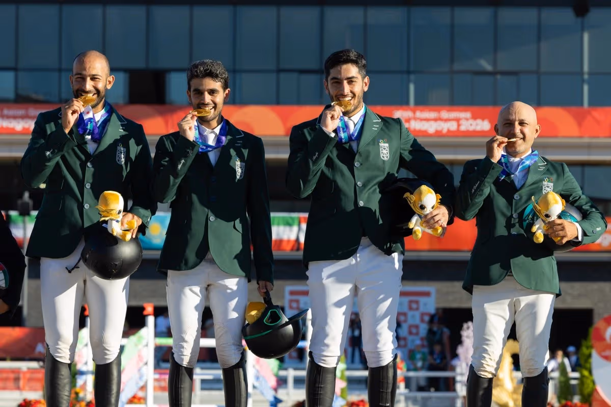 Saudi Arabia wins gold in team show jumping event at 2026 Asian Games