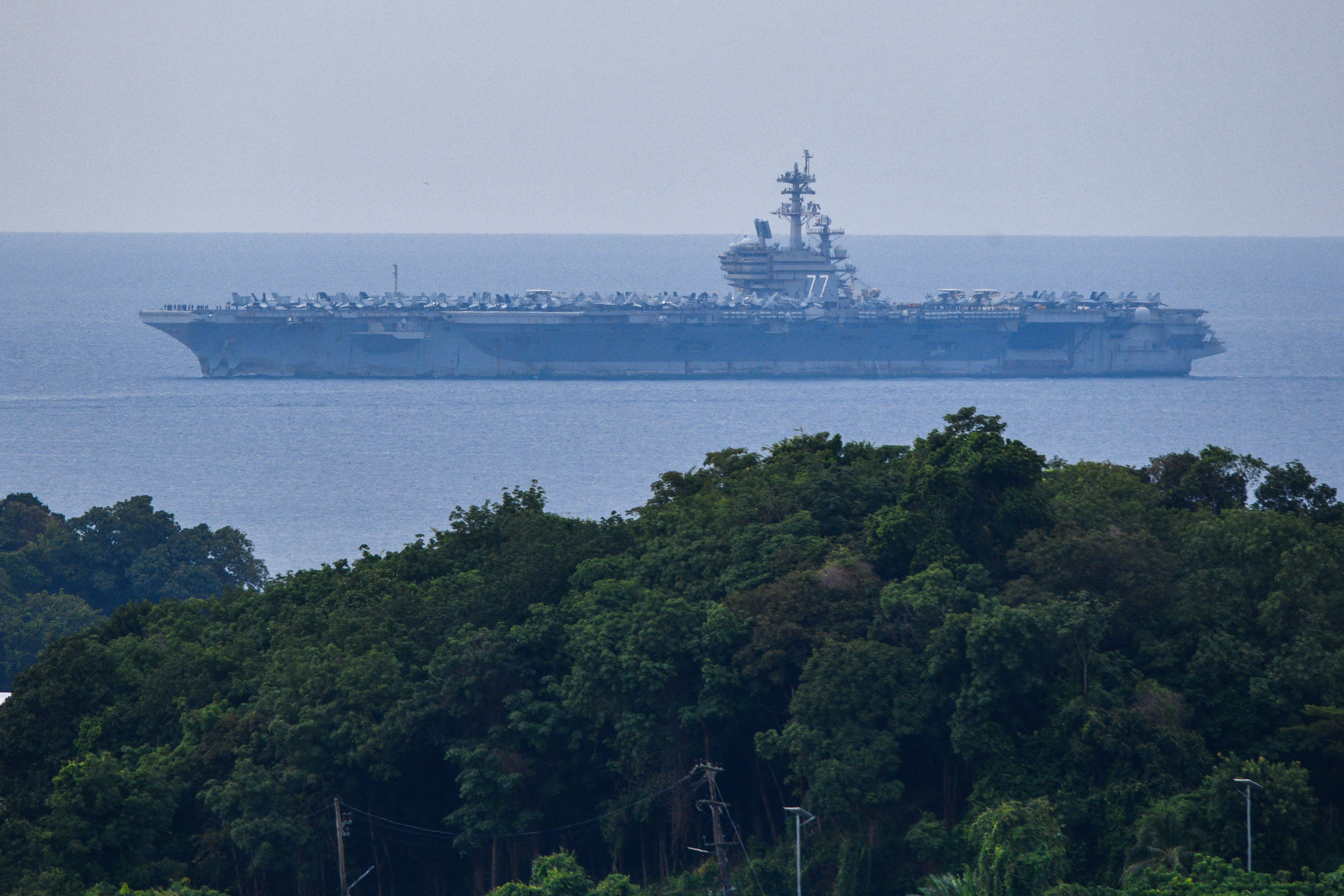 US carrier George H.W. Bush visits Thailand after Middle East deployment