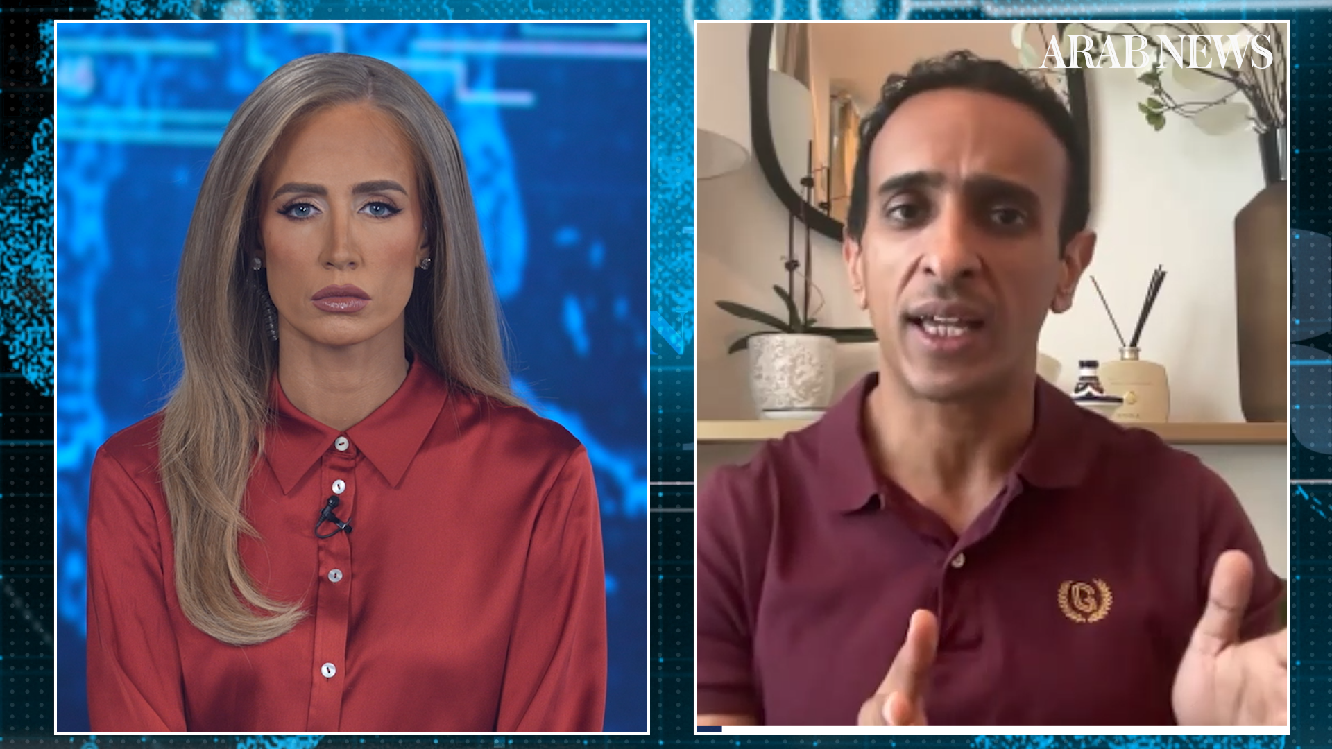 Shiban, who took part in the National Dialogue, told Jensen, left, he left Yemen after speaking out against the Houthis. AN photo