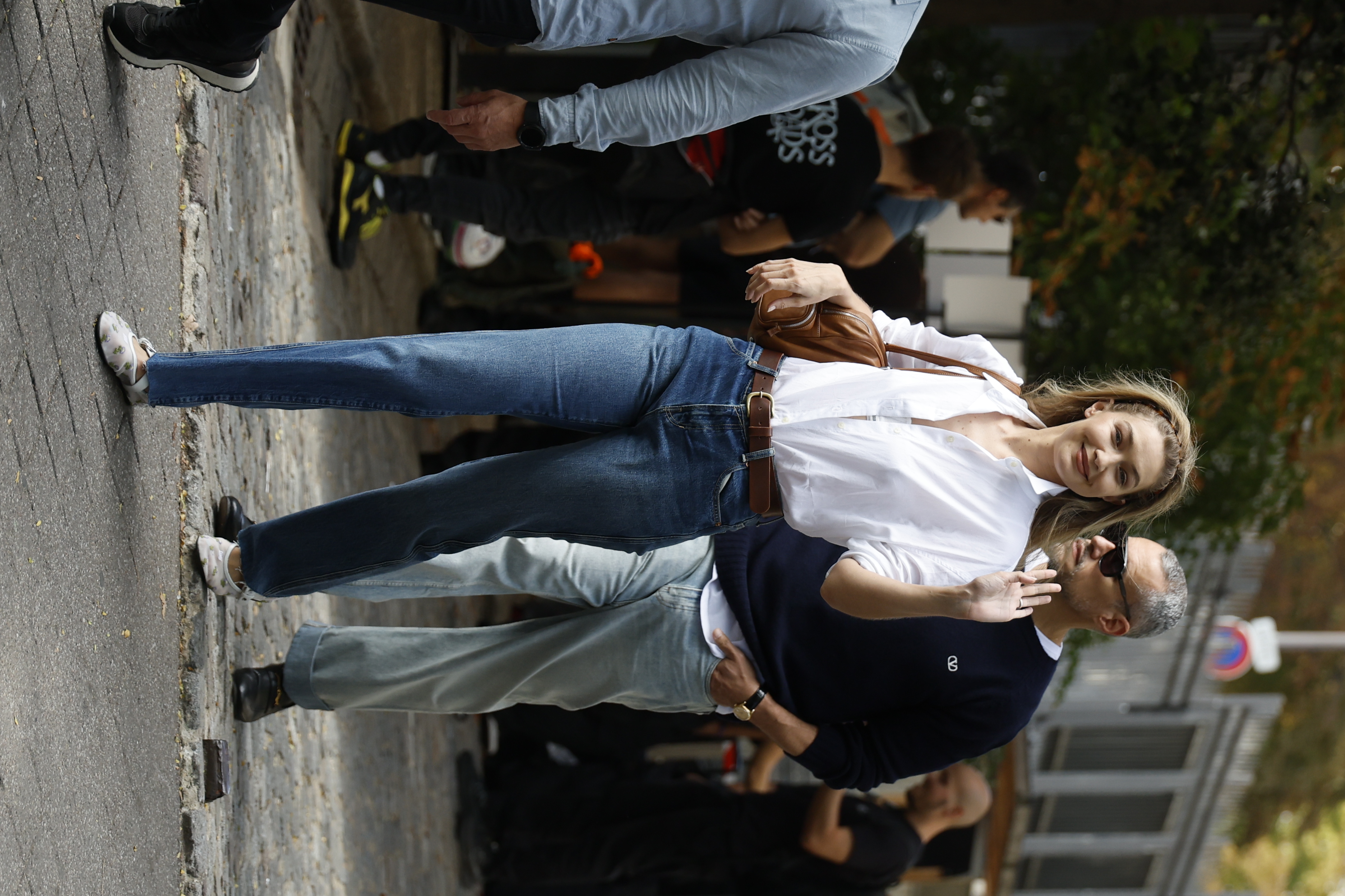 Gigi Hadid pictured outside the Miu Miu show at Paris Fashion Week. (Getty Images)