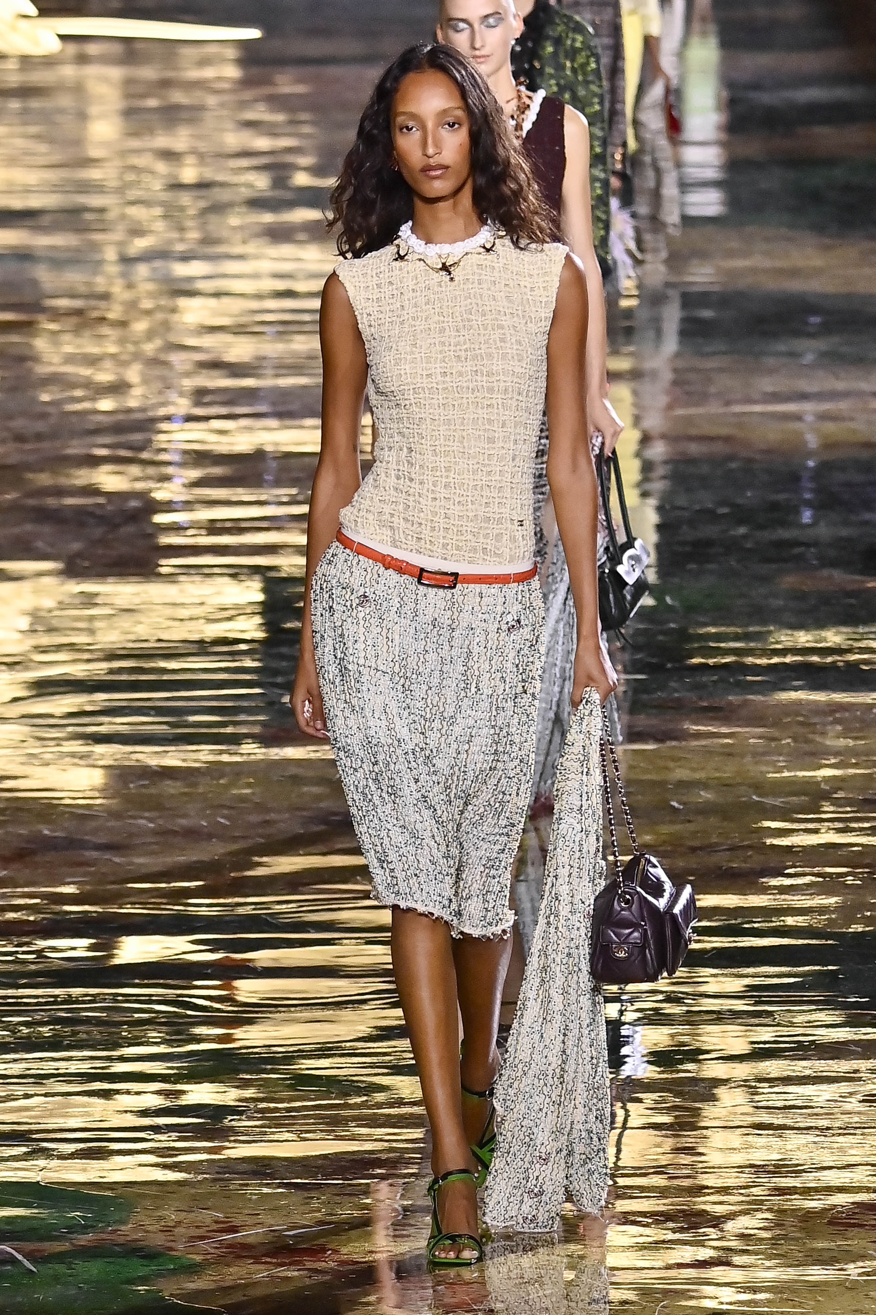 The Chanel show was held at the Grand Palais. (Getty Images)