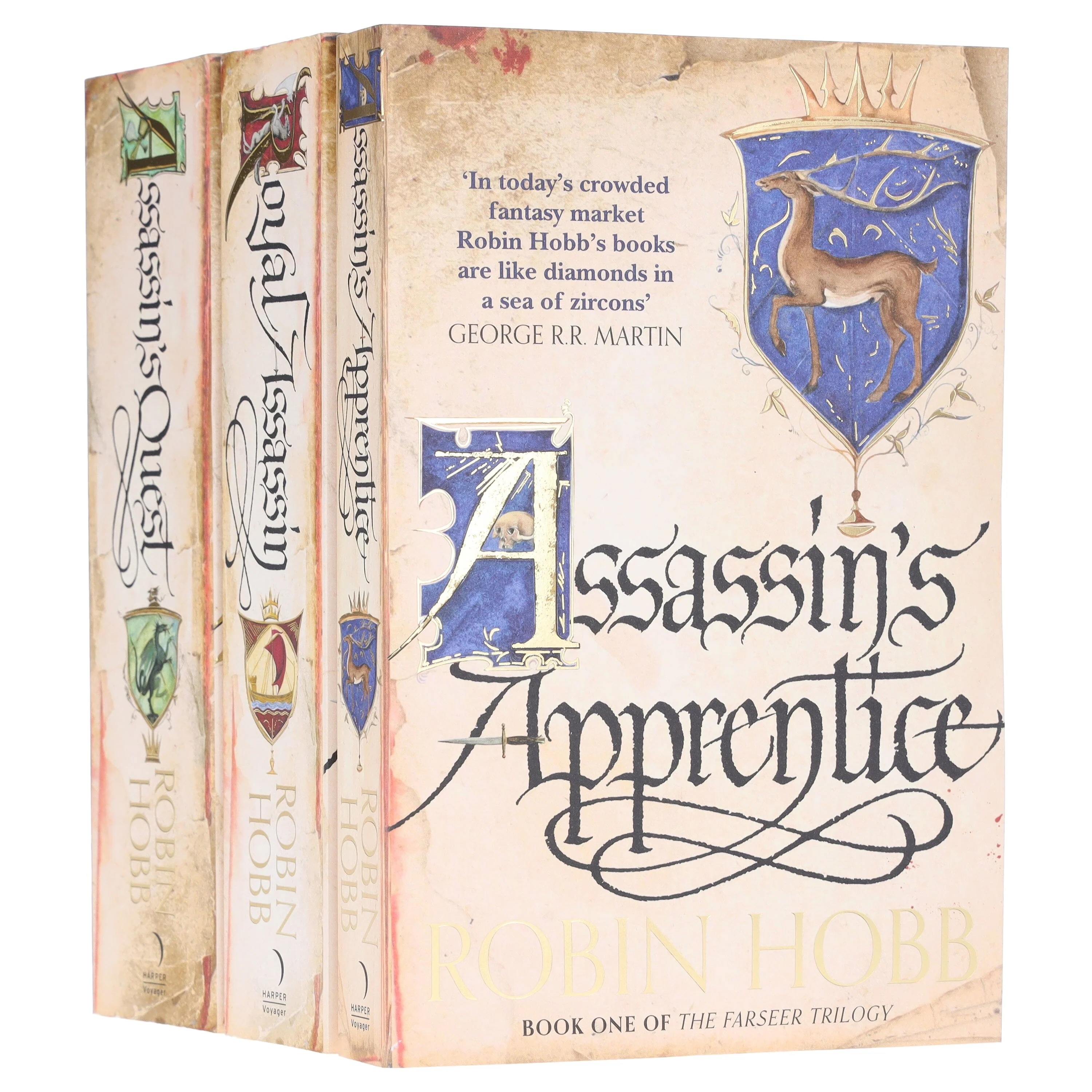 The ‘Farseer’ trilogy by Robin Hobb. (Supplied)