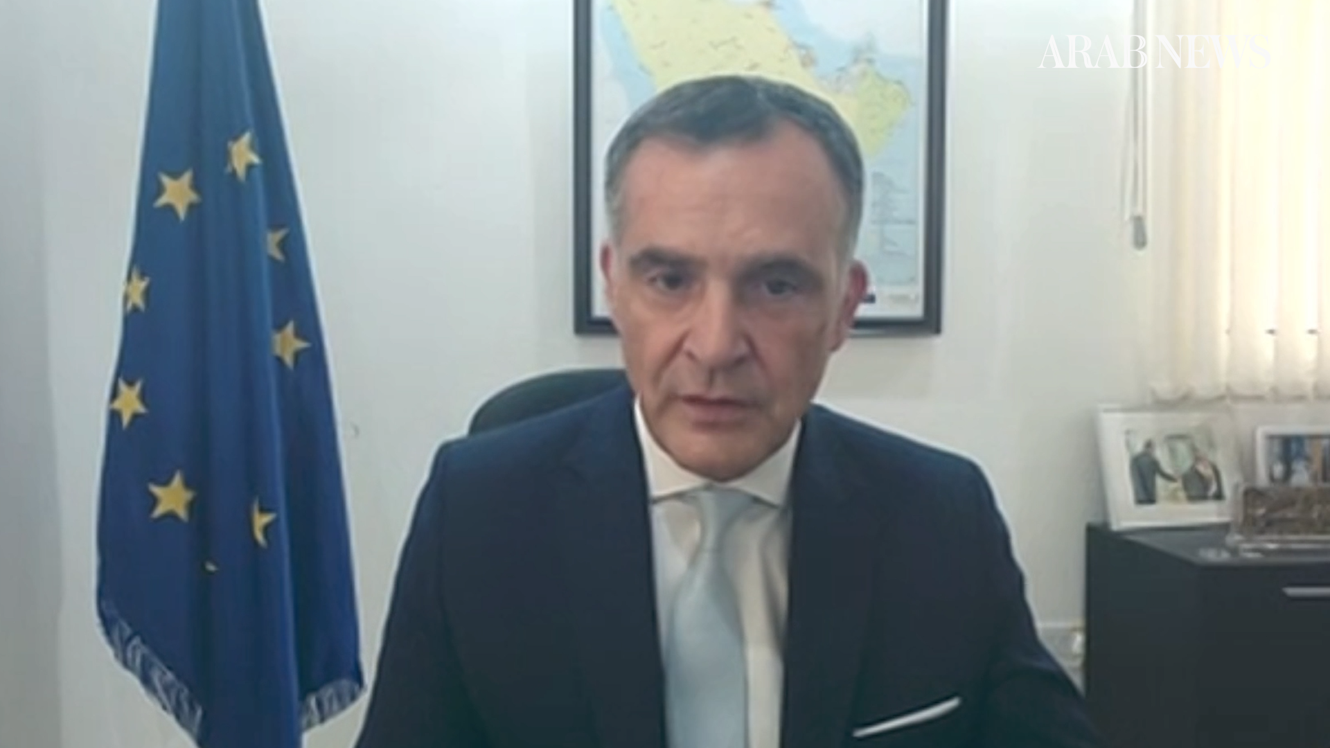 Farnaud: The EU is working to reinforce its maritime security presence as it stands with Saudi Arabia against Houthi attacks. (AN photo)