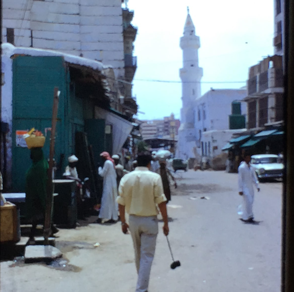 George Duncan walks in Al-Balad. (Supplied)
