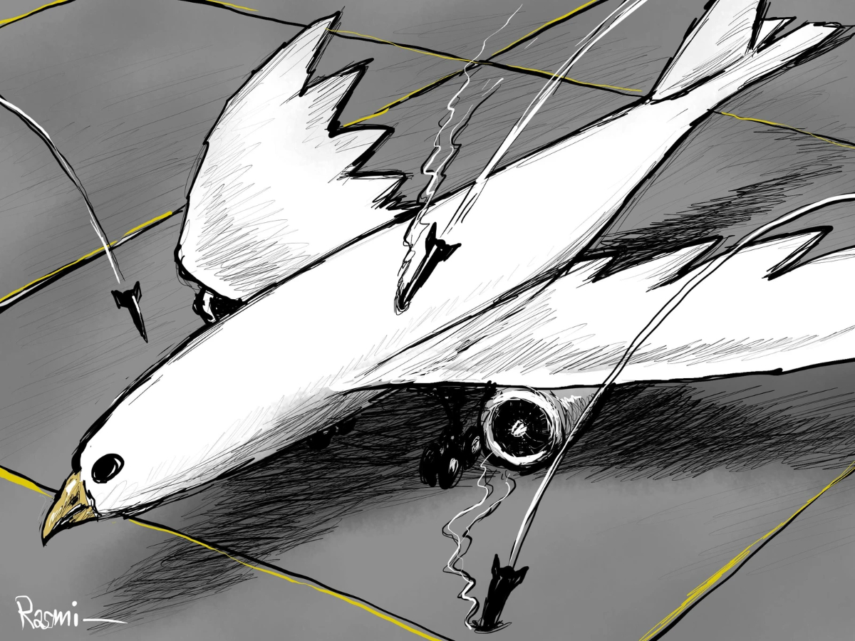 Cartoon by Amjad Rasmi. (Courtesy of Asharq Al-Awsat)