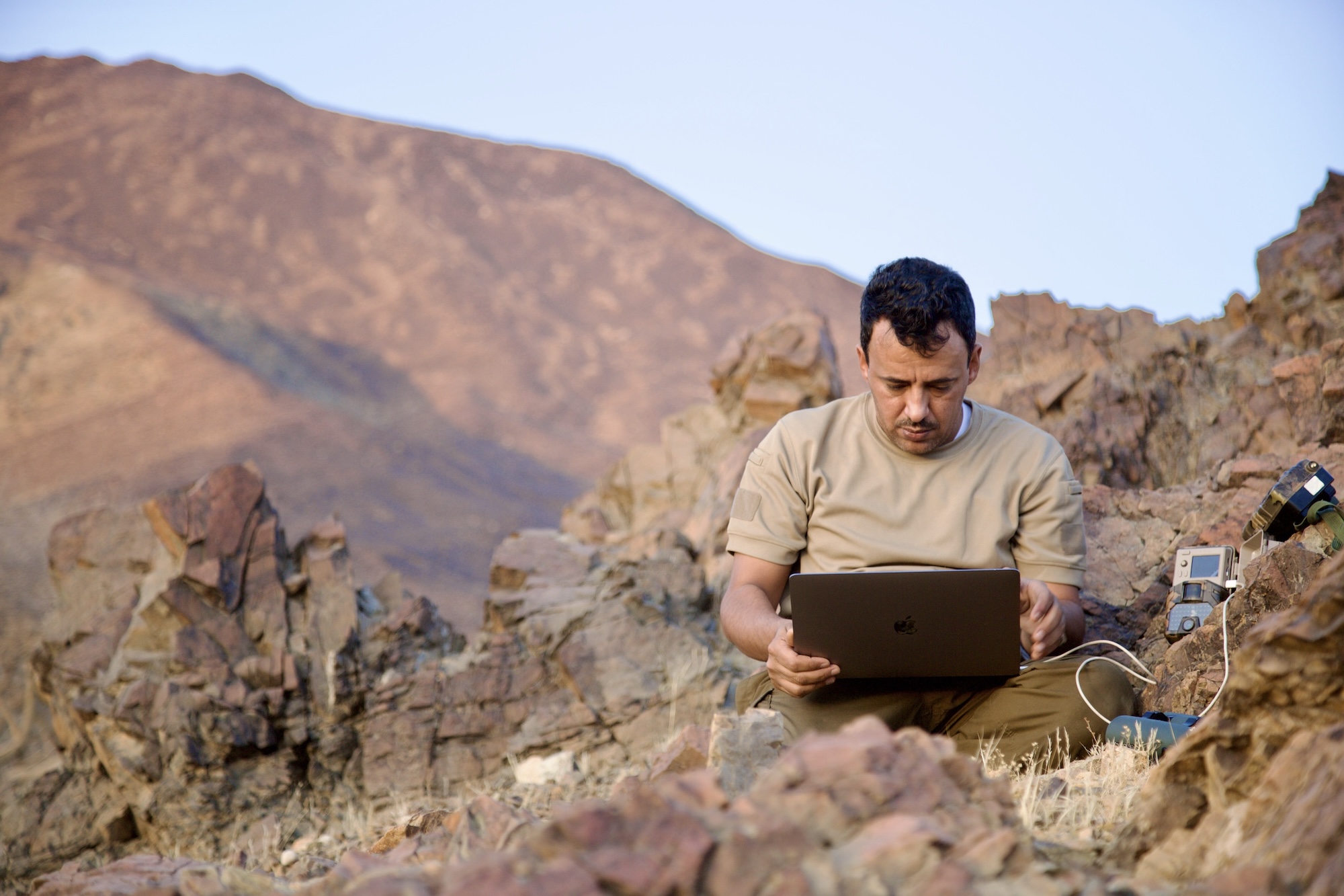 As a native of AlUla, he finds comfort in the same landscapes he protects. (Supplied)