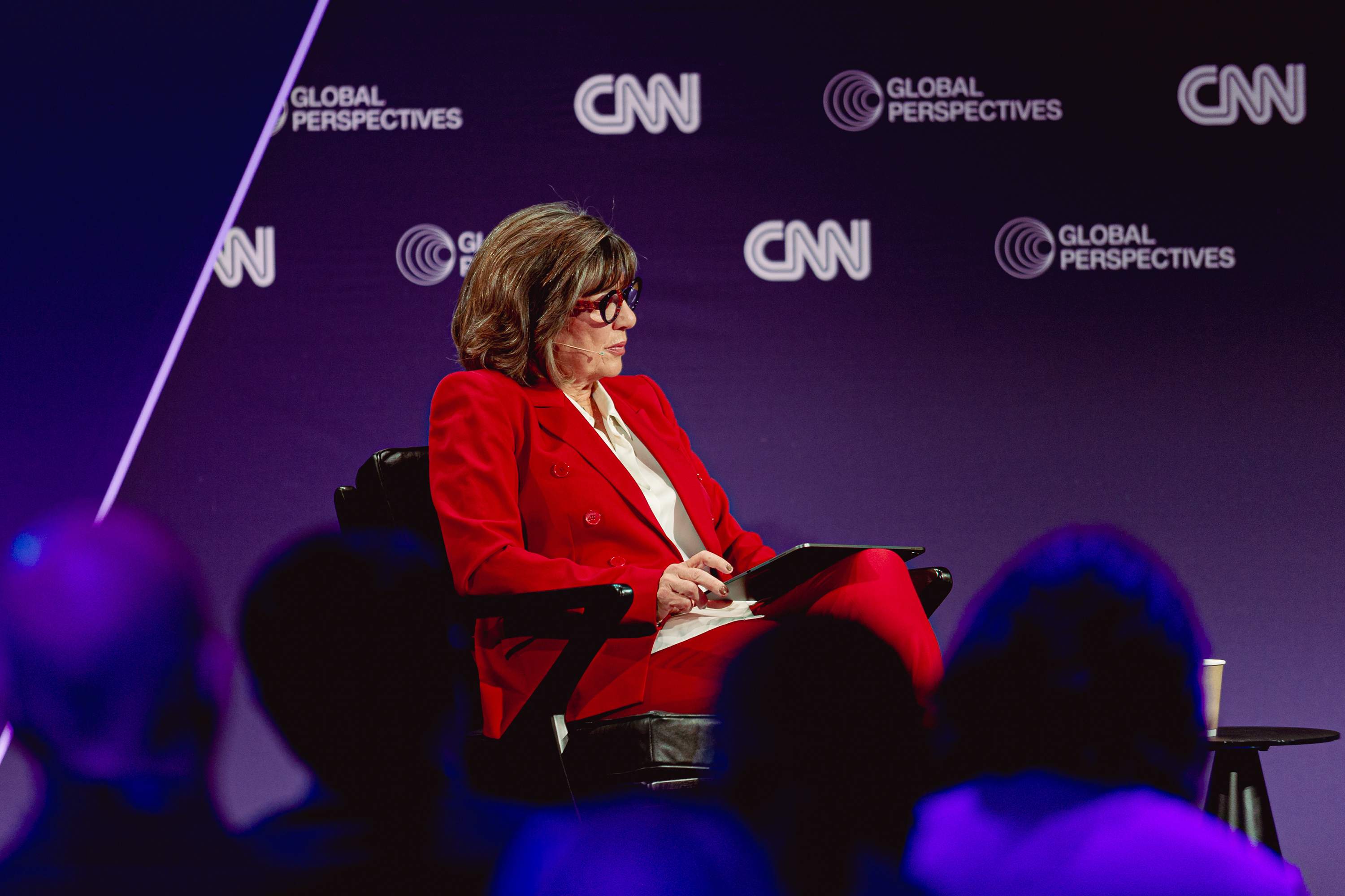 Christiane Amanpour, CNN international anchor, speaks during the first edition of Global Perspectives: On Africa. (Supplied)