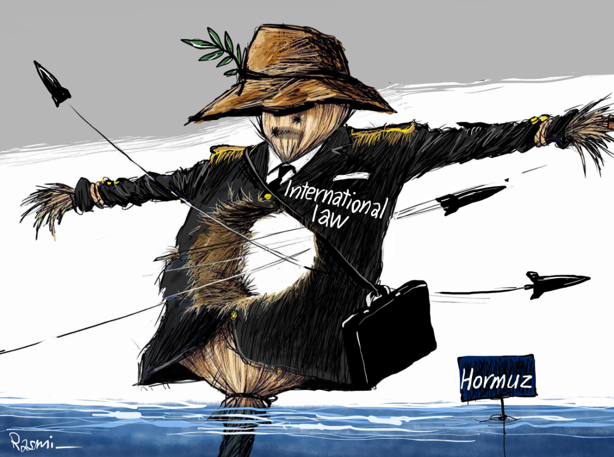 Cartoon by Amjad Rasmi. (Courtesy of Asharq Al-Awsat)