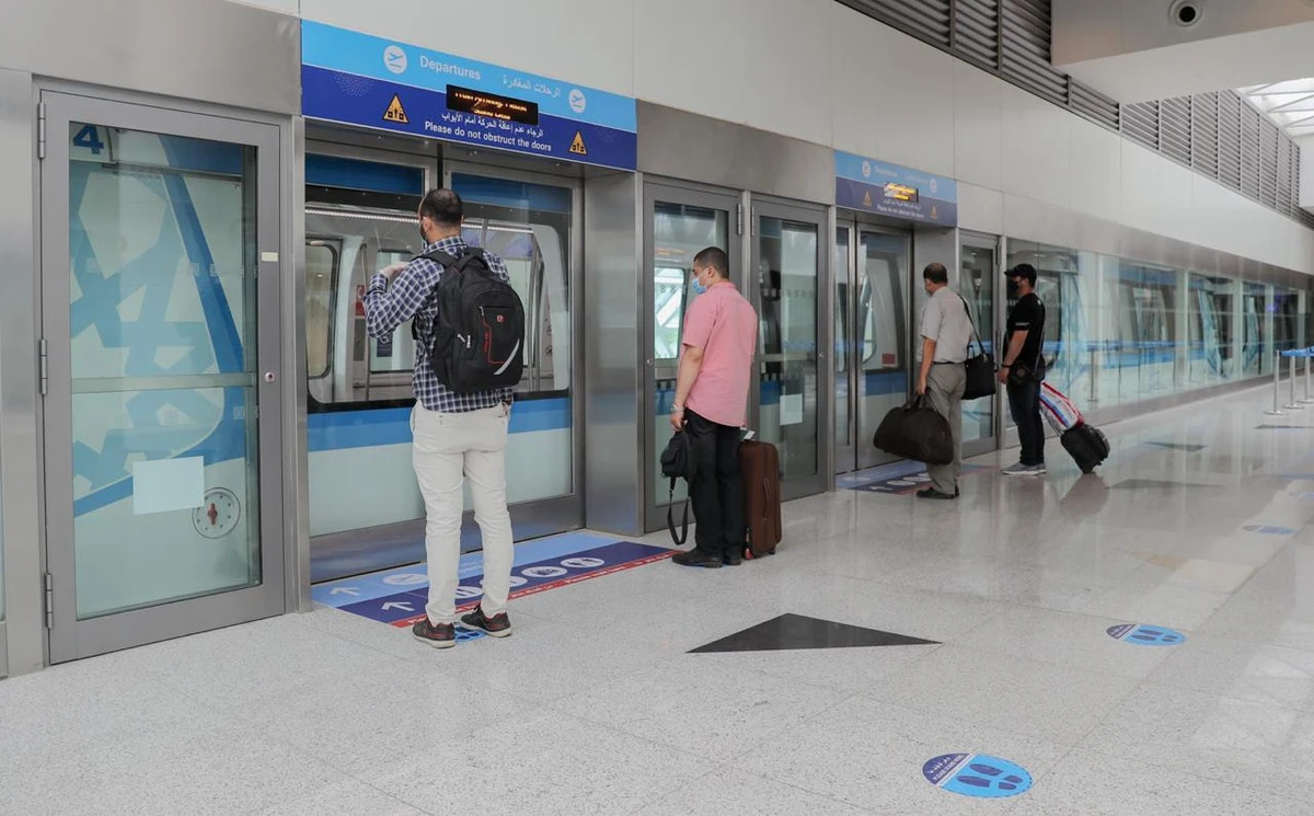 Seven million passengers rode the people mover at Jeddah’s King Abdulaziz International Airport in Q3. (AN photo)
