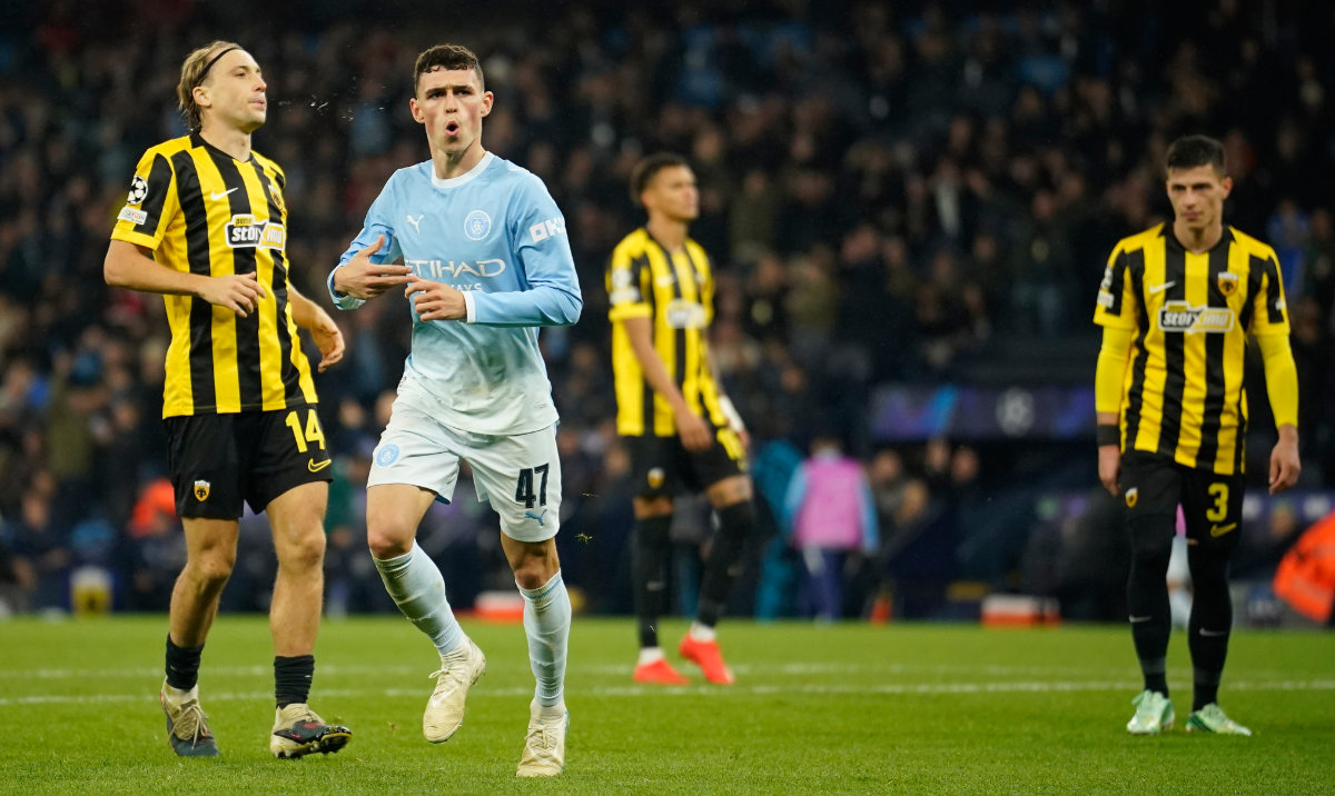 Man City fans stay away from 5-1 Champions League rout of AEK Athens