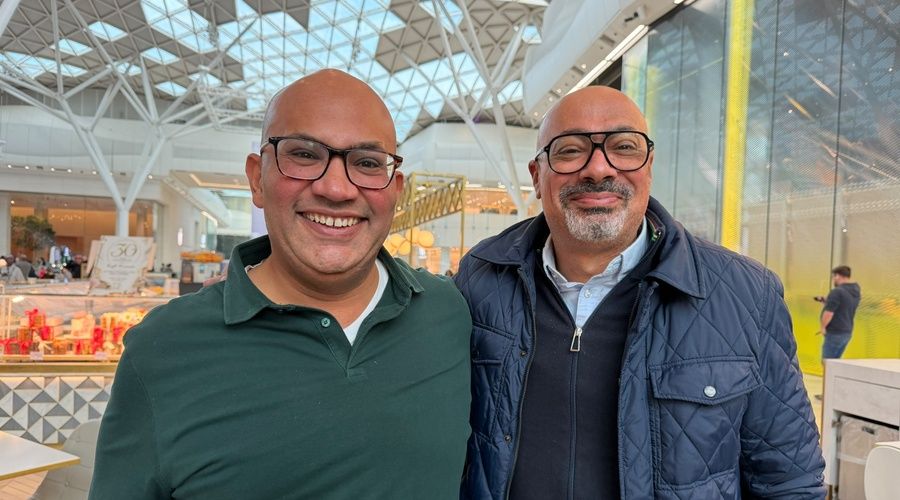 Tactful AI co-founder Mohamed Elmasry and investor Hatem Dowidar.