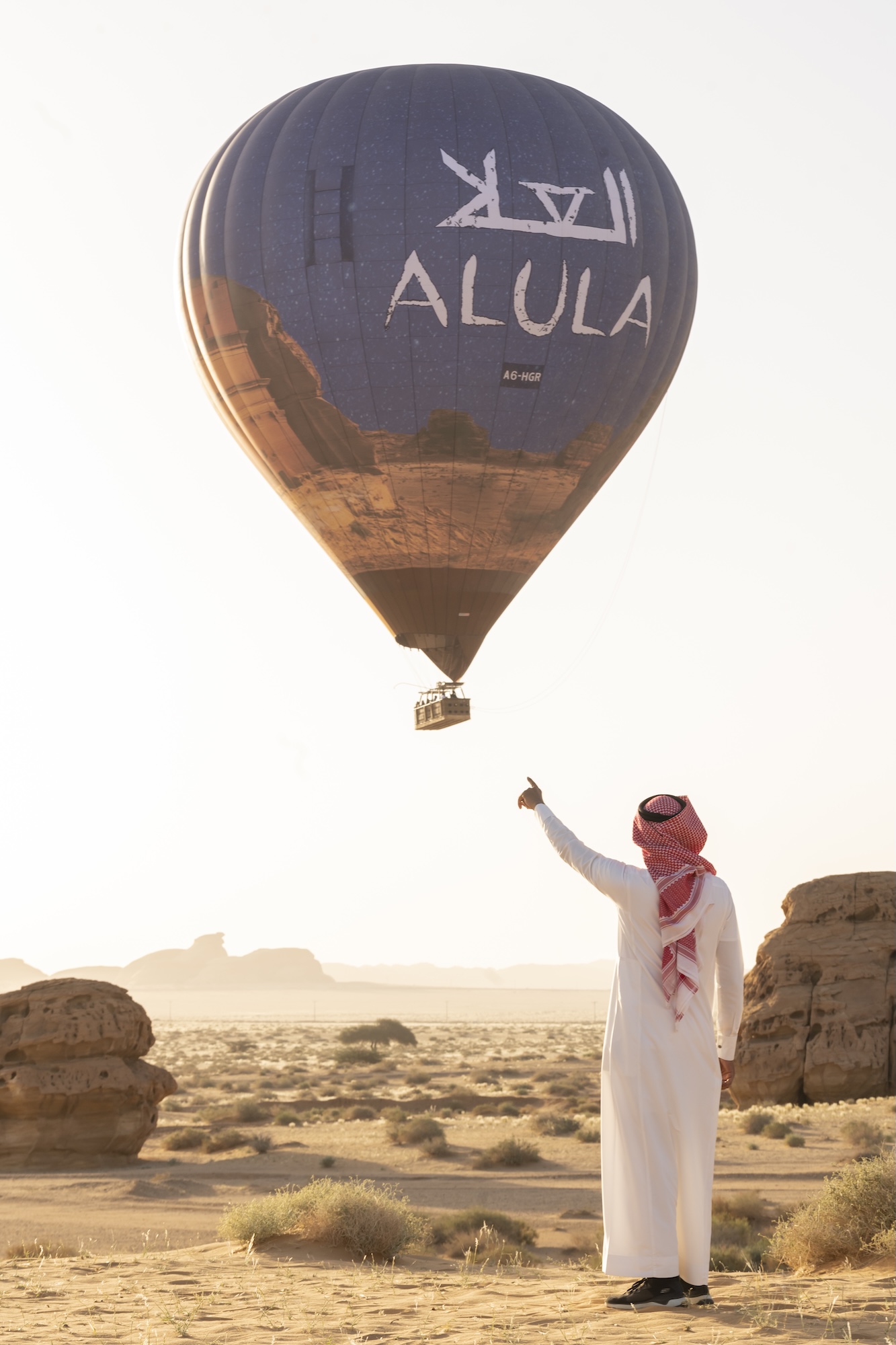AlUla balloon festival, Abdulmajeed Albalawi. (Supplied)